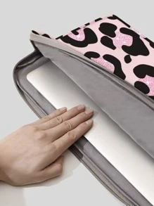 Leopard Print Laptop Bag