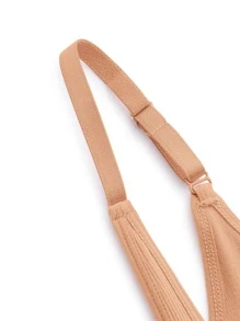 SHAPORA Body fajas con tira ajustable tejido de canalé sin forro - Albaricoque - Ver 5