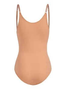 SHAPORA Body fajas con tira ajustable tejido de canalé sin forro - Albaricoque - Ver 8