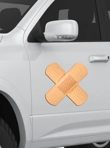 2 piezas Adhesivo para coche magnético impermeable apósito adhesivo - Albaricoque - Ver 1