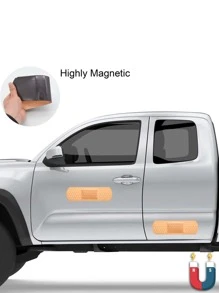 2 piezas Adhesivo para coche magnético impermeable apósito adhesivo - Albaricoque - Ver 3