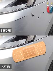 2 piezas Adhesivo para coche magnético impermeable apósito adhesivo - Albaricoque - Ver 5