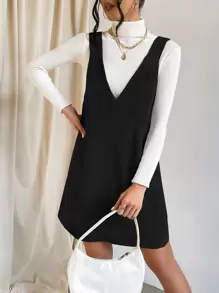SHEIN Essnce Trägerkleid mit ohne Pullover