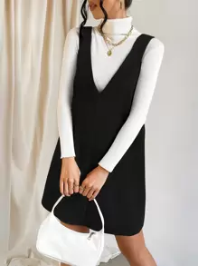 SHEIN Essnce Trägerkleid mit ohne Pullover