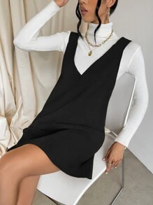 SHEIN Essnce Trägerkleid mit ohne Pullover