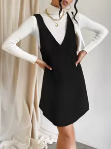 SHEIN Essnce Trägerkleid mit ohne Pullover