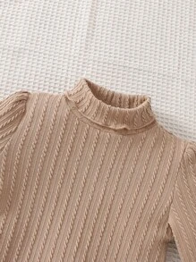 小女童高領洋裝和包