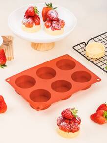 1 pieza Molde para muffins de silicona - Gris - Ver 1