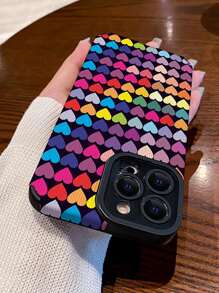 Funda para móvil con estampado de corazón - Multicolor - Ver 3