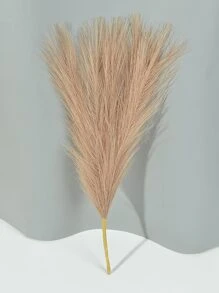 2入組人造蒲葦大號高大蓬鬆人造假花波西米亞風裝飾蘆葦花瓶填料農舍家庭婚禮裝飾 - 咖啡棕 - 查看 2