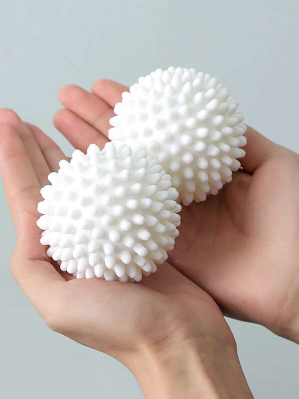 2pcs PEVA Laundry Ball, Creative White Reusable Clothes Drying And