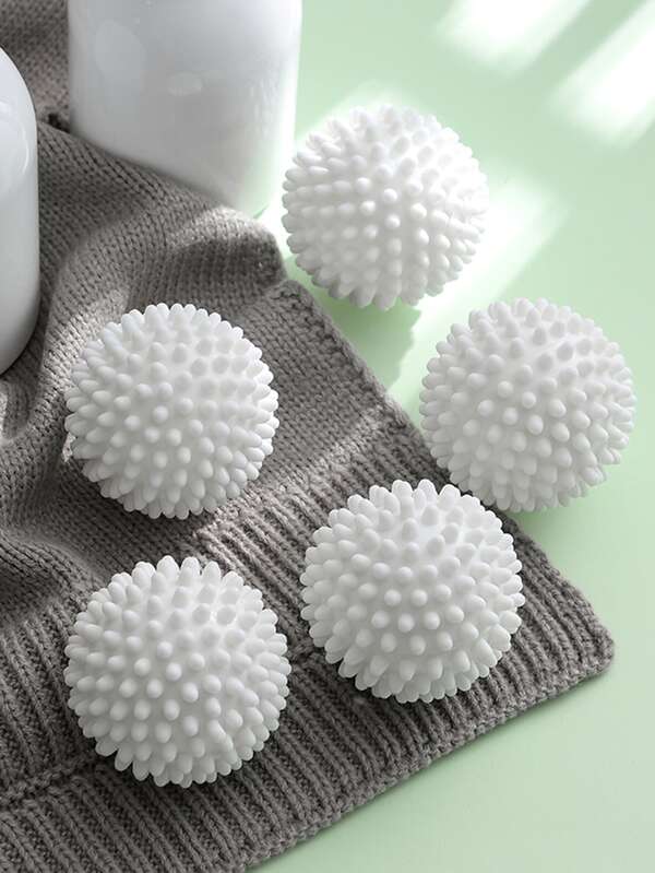 2pcs PEVA Laundry Ball, Creative White Reusable Clothes Drying And