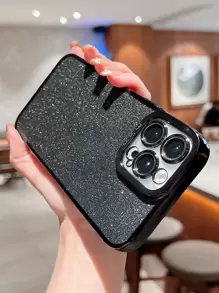 Glitter Phone Case - Black - View 2