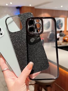 Glitter Phone Case - Black - View 3