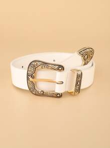 Cinturón con diseño de estrella - Blanco - Ver 1