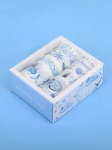 1box Marine Life Pattern Washi Tape - Multicolor - View 2