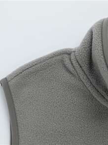 Tween Boys' Casual Comfortable Sleeveless Zipper Jackets - Grey - View 6