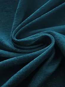 Rèm đơn màu trơn, Rèm đơn polyester hiện đại cho phòng ngủ và phòng khách - Màu xanh ngọc - Xem 7