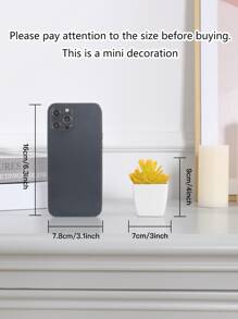 1 chậu cây nhân tạo - Màu vàng - Xem 4