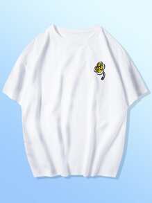 Tim Lord Guys Cotton Cat Graphic Tee - White - View 2