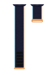 2-Loops Adjustable Band Strap - Navy Blue - View 2