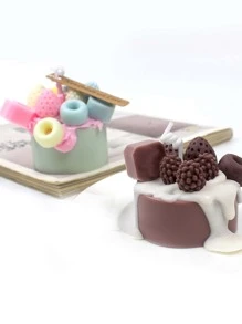 1pc Plain DIY Silicone Mold, Simple Blue Design Silicone Mold For DIY - Blue - View 5