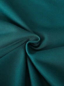 男孩條紋織帶運動衫無襯衫 - 墨綠色 - 查看 4