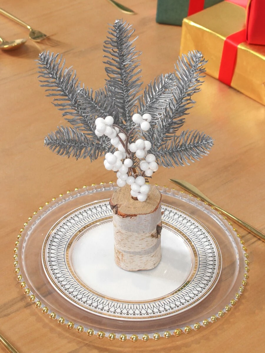 1 件人造植物、桌面装饰、餐桌摆饰、人造花、塑料花 - 彩色 - 查看 1