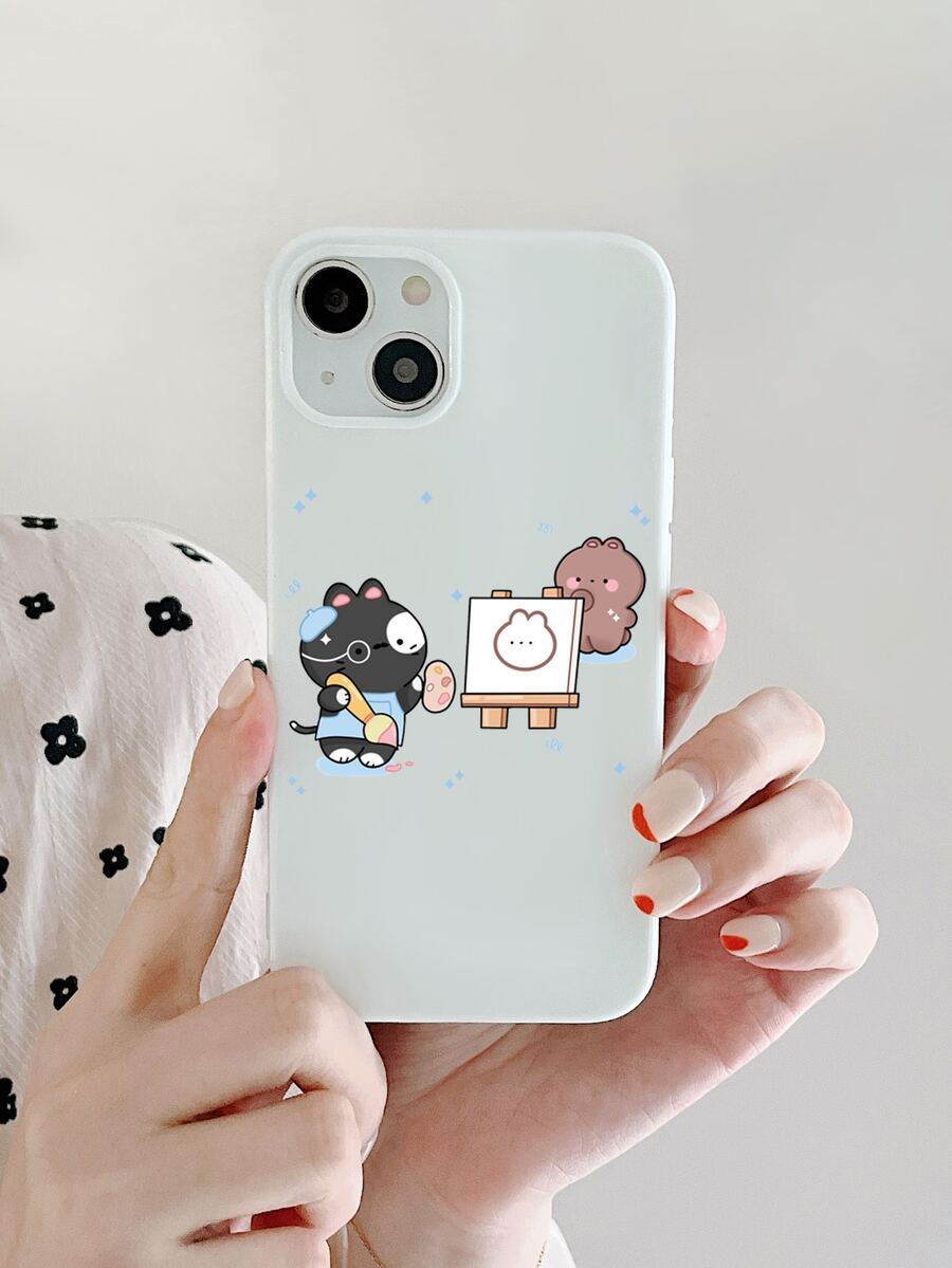 Naawberry 卡通動物圖案手機殼 - 彩色 - 查看 1