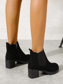 Fall/Winter Match Skirt,Women's Fashion Pleated Boots Black Height Increasing Large Size Knee-High Boots Perfect With Cardigan,Boots For Women