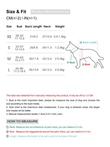 Vestido de mascota de rayas - Multicolor - Ver 6