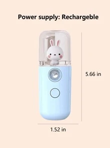 1pc Rabbit Decor Humidifier - Blue - View 2