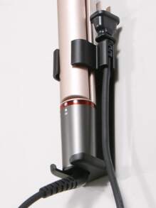 Black Space Aluminum Bathroom Storage Rack For Hair Curling Irons/Straighteners, Grey 1pc Bathroom Accessories - Black - View 4