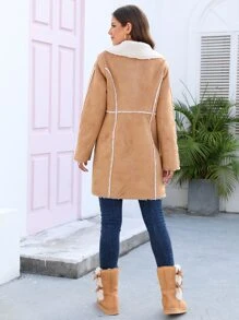 RELISH NOLESS Flap Pocket Sherpa Lined Coat