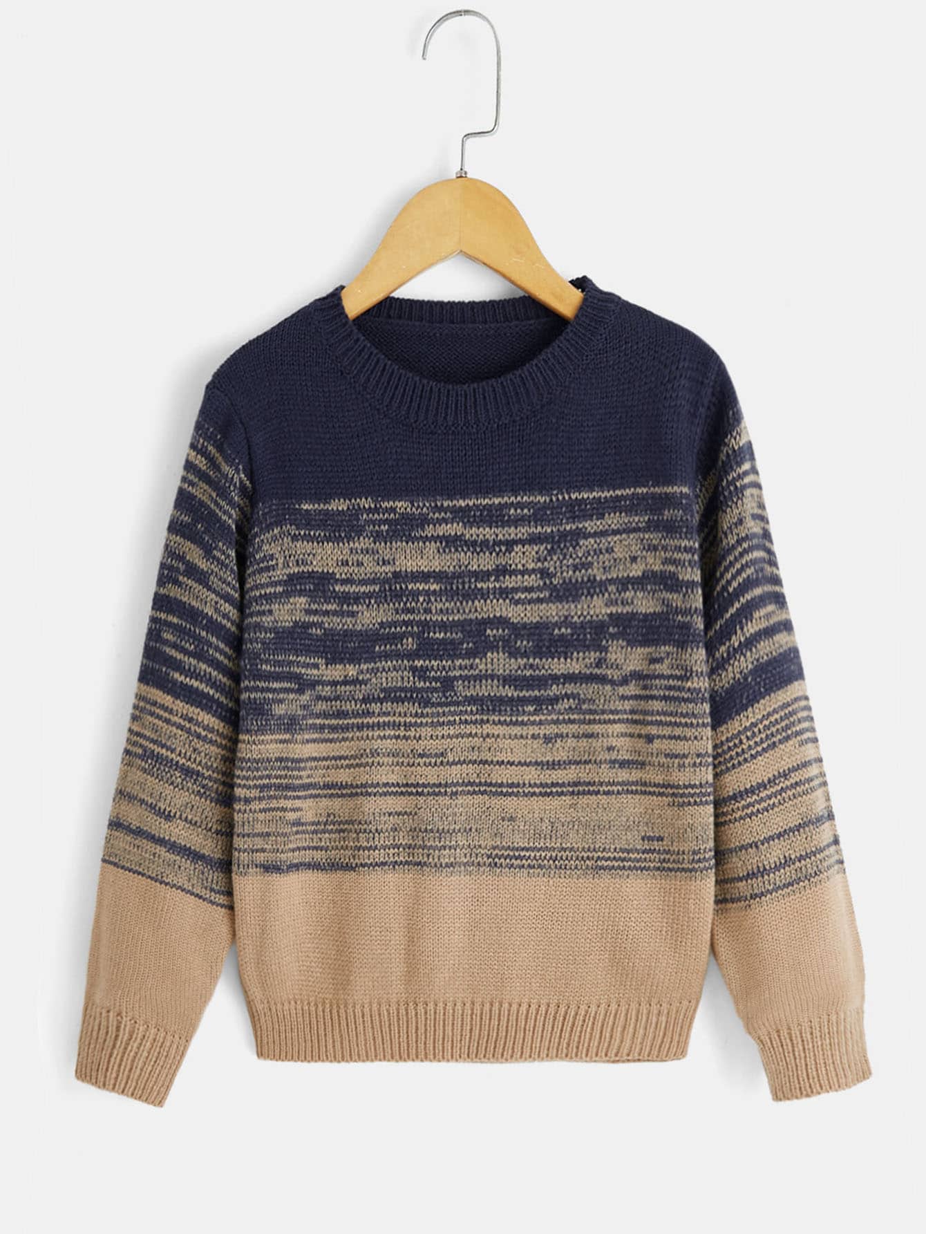 SHEIN Boys Colourblock Jumper - Multicolor - View 1