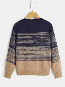 SHEIN Boys Colourblock Jumper - Multicolor - View 2