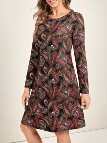EMERY ROSE Đầm Paisley Boho - Nhiều màu - Xem 2