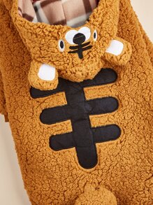 1 bộ trang phục hóa trang hổ cho thú cưng trang phục Halloween - Màu vàng - Xem 5