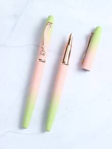 1入組漸變色星形裝飾鋼筆 - 彩色 - 查看 2