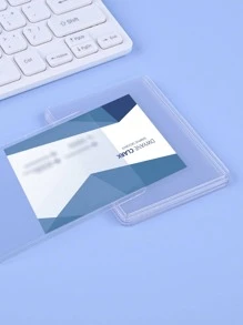 5 piezas Clip de tarjeta transparente - transparente - Ver 3