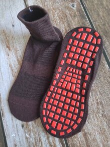 2雙男士防滑中筒襪 - 彩色 - 查看 3