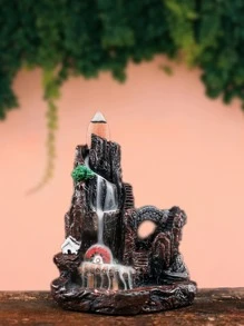 1 pieza Quemador de incienso de cascada - Multicolor - Ver 5