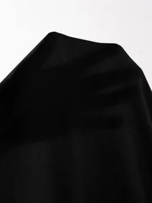 Plus Scallop Trim Tube Bralet - Black - View 6