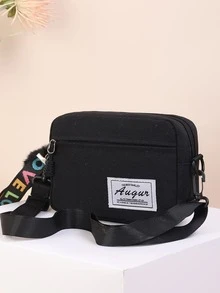 Túi đeo chéo trẻ em POM Pom Lá thư Có thể điều chỉnh được - màu đen - Xem 6