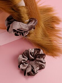 1 pieza Rulos & 2 piezas Coletero - Marrón - Ver 5