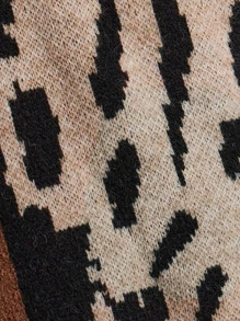 Niños Jersey de color combinado de hombros caídos