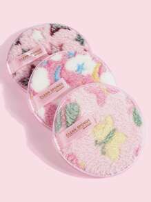 MAANGE 3pcs Makeup Remover Puff,Soft And Skin Friendly Face Towel,Cleaning Tools Easy Carrying For Travel,Skincare,Room Decor,Home Decor,Bedroom Decor,Bathroom,Christmas Gifts,Bathroom Decor,Travel,Travel Stuff,Wedding,Christmas Party,Mom Gifts,Home,Room,House Decor,Christmas Gift,Gifts For Mom,Birthday,Pink Room Decor,Living Room Decor,Bedroom,Gifts For Men,Dad Gifts,Mushroom,New Years,Mom,Accessories,Gifts For Dad,Friends,Funny Gift