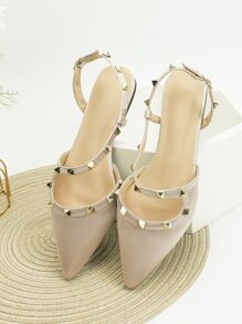 Giày bệt Nữ - Màu be - Xem 1