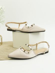 Giày bệt Nữ - Màu be - Xem 4