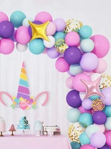 96pcs Decorative Balloon Garland, Colorful Balloon For Birthday Party - Multicolor - View 2